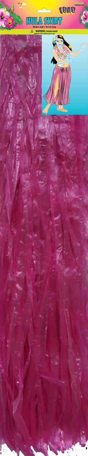 LUAU HAWAII HULA SKIRT HOT PINK Hot Dollar Newtown One Stop Variety Shop Hot Dollar Outlet