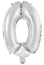 Load image into Gallery viewer, Numeral Foil 14" Package Rose SILVER Numbers