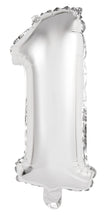Load image into Gallery viewer, Numeral Foil 14" Package Rose SILVER Numbers
