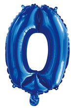 Load image into Gallery viewer, Numeral Foil 14" Package Blue Numbers Balloon