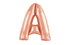 Load image into Gallery viewer, Alphabet Foil (A-Z) 34" inch Package Rose Gold Alphabet A-Z