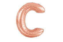 Load image into Gallery viewer, Alphabet Foil (A-Z) 34" inch Package Rose Gold Alphabet A-Z
