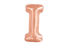 Load image into Gallery viewer, Alphabet Foil (A-Z) 34" inch Package Rose Gold Alphabet A-Z