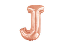 Load image into Gallery viewer, Alphabet Foil (A-Z) 34" inch Package Rose Gold Alphabet A-Z
