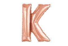 Load image into Gallery viewer, Alphabet Foil (A-Z) 34" inch Package Rose Gold Alphabet A-Z