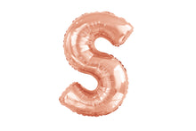 Load image into Gallery viewer, Alphabet Foil (A-Z) 34" inch Package Rose Gold Alphabet A-Z