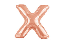 Load image into Gallery viewer, Alphabet Foil (A-Z) 34" inch Package Rose Gold Alphabet A-Z