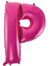 Load image into Gallery viewer, Alphabet Foil (A-Z) 34" inch Package Hot Pink Letters: A-Z