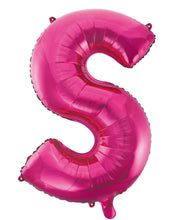 Load image into Gallery viewer, Alphabet Foil (A-Z) 34" inch Package Hot Pink Letters: A-Z