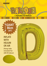 Load image into Gallery viewer, Alphabet Foil (A-Z) 34" inch Package Hot Pink Letters: A-Z