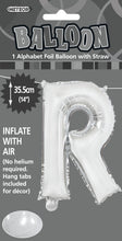 Load image into Gallery viewer, Alphabet Foil (A-Z) 14" inch Package Silver
