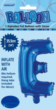 Load image into Gallery viewer, Alphabet Foil (A-Z) 14" inch Package BLUE Letters: A-Z