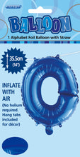 Load image into Gallery viewer, Alphabet Foil (A-Z) 14" inch Package BLUE Letters: A-Z