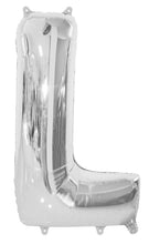Load image into Gallery viewer, Alphabet Foil (A-Z) 34" inch Package Silver