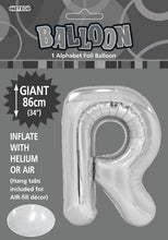 Load image into Gallery viewer, Alphabet Foil (A-Z) 34" inch Package Silver