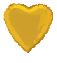 Load image into Gallery viewer, GOLD HEART 18" FOIL BLN PKG
