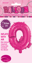 Load image into Gallery viewer, Alphabet Foil (A-Z) 14" inch Package Hot Pink