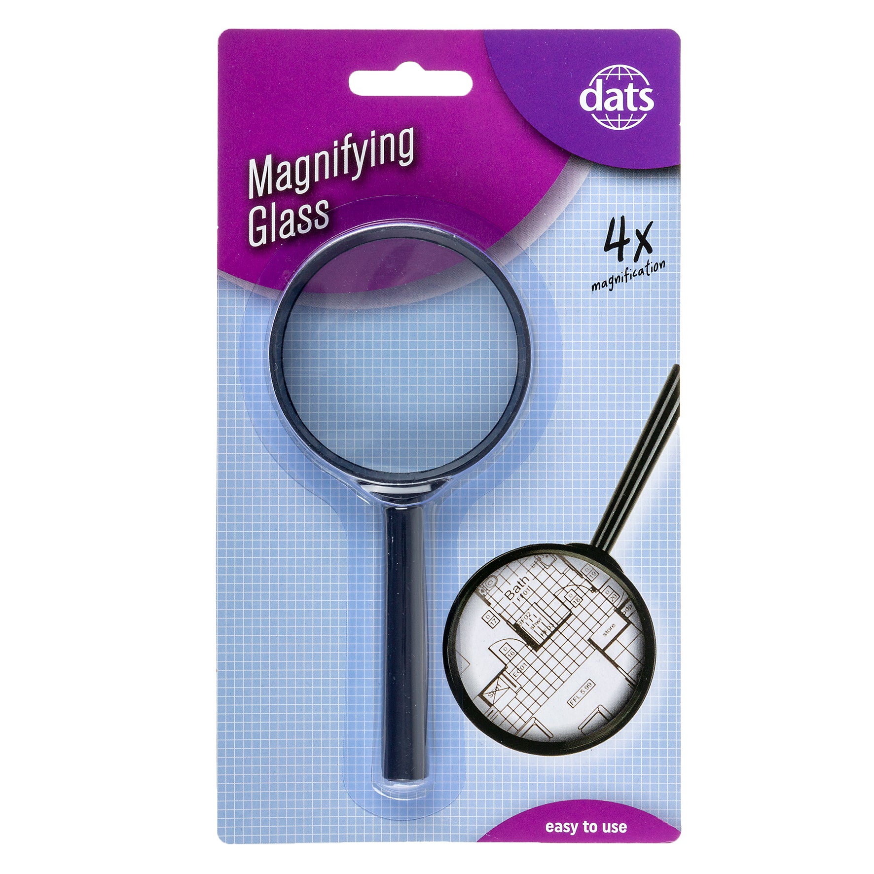 Magnifying Glass Small 63mm 4x Magnification Hot Dollar Newtown One