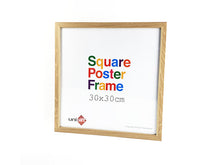 Load image into Gallery viewer, SQUARE OR RECTANGLE POSTER FRAME BLACK / WHITE/ NATURAL (Various Sizes)