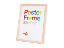 Load image into Gallery viewer, SQUARE OR RECTANGLE POSTER FRAME BLACK / WHITE/ NATURAL (Various Sizes)