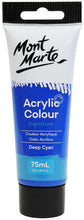 Load image into Gallery viewer, MM Acrylic Colour Paint 75ml - Deep Cyan Blue