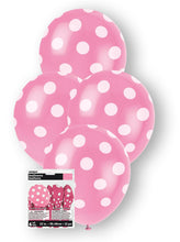 Load image into Gallery viewer, Polka Dots Balloons 6 x 12" - Various Colours