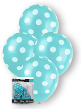 Load image into Gallery viewer, Polka Dots Balloons 6 x 12" - Various Colours