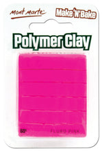 Load image into Gallery viewer, MM Make n Bake Polymer Clay 60g - Fluro Pink