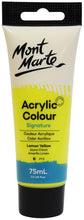 Load image into Gallery viewer, MM Acrylic Colour Paint 75ml - Lemon Yellow