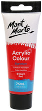 Load image into Gallery viewer, MM Acrylic Colour Paint 75ml - Brilliant Red