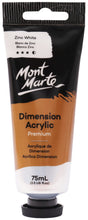 Load image into Gallery viewer, MM Dimension Acrylic 75mls - Zinc White