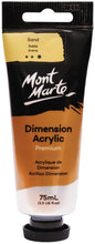 Load image into Gallery viewer, MM Dimension Acrylic 75mls - Sand