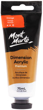 Load image into Gallery viewer, MM Dimension Acrylic 75mls - Orange