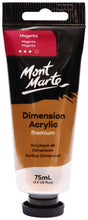 Load image into Gallery viewer, MM Dimension Acrylic 75mls - Magenta
