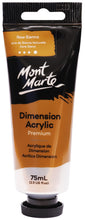 Load image into Gallery viewer, MM Dimension Acrylic 75mls - Raw Sienna