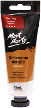 Load image into Gallery viewer, MM Dimension Acrylic 75mls - Red Ochre