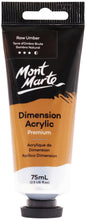 Load image into Gallery viewer, MM Dimension Acrylic 75mls - Raw Umber