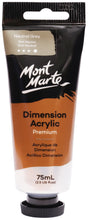 Load image into Gallery viewer, MM Dimension Acrylic 75mls - Neutral Grey