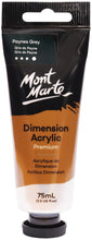 Load image into Gallery viewer, MM Dimension Acrylic 75mls - Paynes Grey