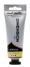 Load image into Gallery viewer, MM Dimension Acrylic 75mls - Pearl Yellow Mid