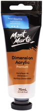 Load image into Gallery viewer, MM Dimension Acrylic 75mls - Pearl Sapphire