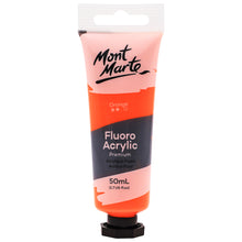 Load image into Gallery viewer, MM Fluoro Acrylic Paint 50ml - Orange