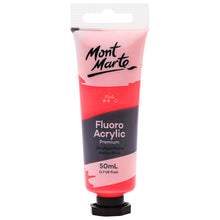 Load image into Gallery viewer, MM Fluoro Acrylic Paint 50ml - Pink