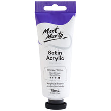 Load image into Gallery viewer, MM Satin Acrylic 75ml - Chinese White