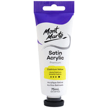 Load image into Gallery viewer, MM Satin Acrylic 75ml - Cadmium Yellow