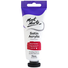 Load image into Gallery viewer, MM Satin Acrylic 75ml - Rose Madder
