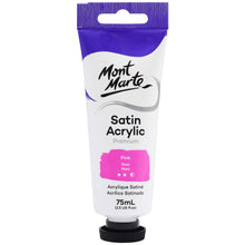 Load image into Gallery viewer, MM Satin Acrylic 75ml - Pink