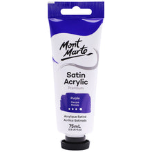 Load image into Gallery viewer, MM Satin Acrylic 75ml - Purple