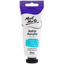 Load image into Gallery viewer, MM Satin Acrylic 75ml - Turquoise