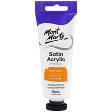 Load image into Gallery viewer, MM Satin Acrylic 75ml - Yellow Ochre